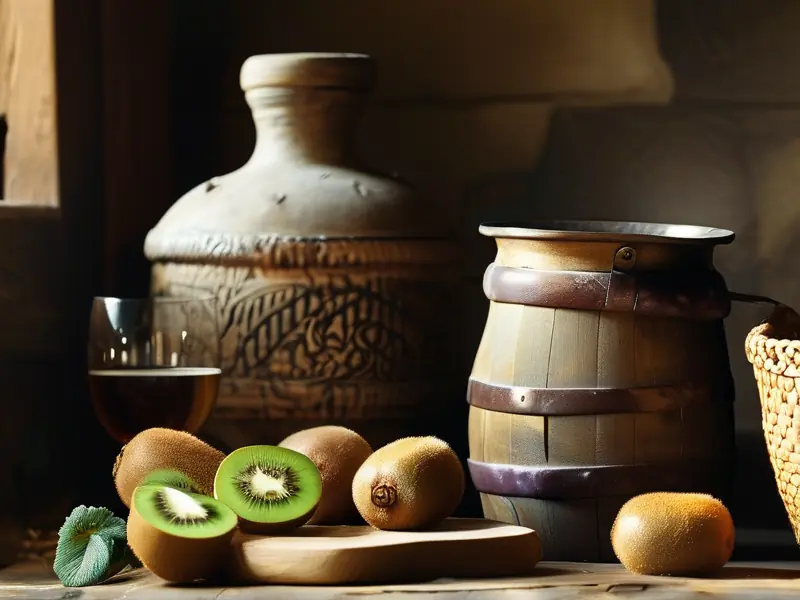 猕猴桃酿酒原料准备过程实拍