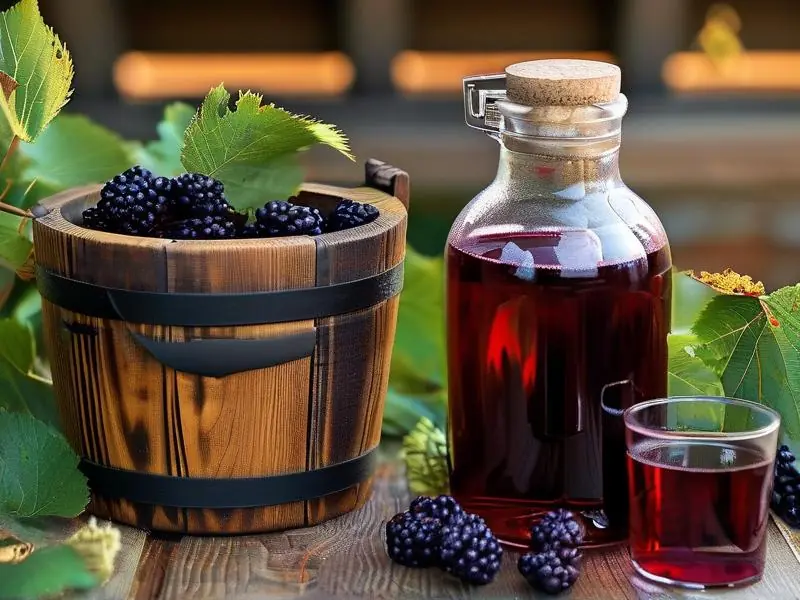 家用酿桑葚酒设备摆放示意图