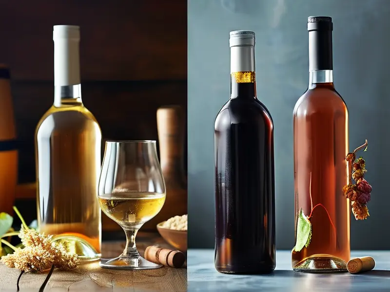 酿造酒与勾兑酒外观对比图