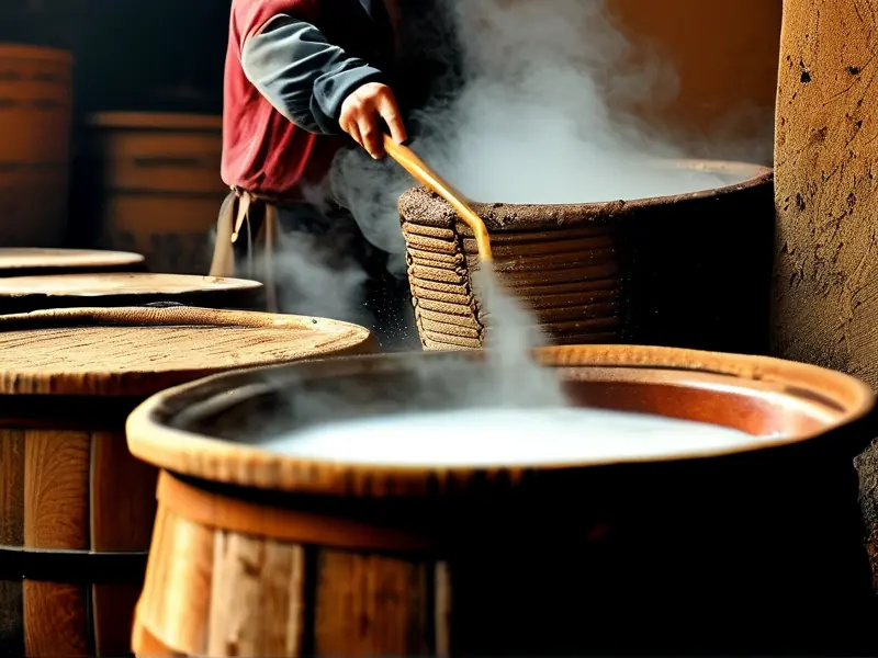 浓香型白酒传统酿造工艺现场实拍