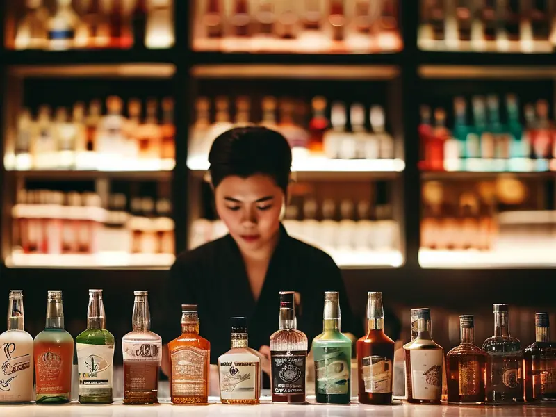 莆田调酒培训学校专业调酒师示范鸡尾酒调制