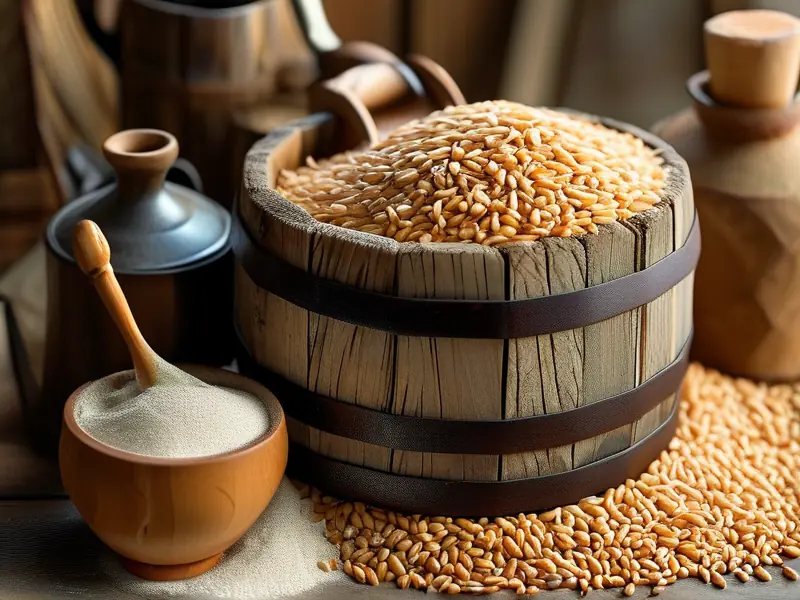 传统荞麦酒发酵过程