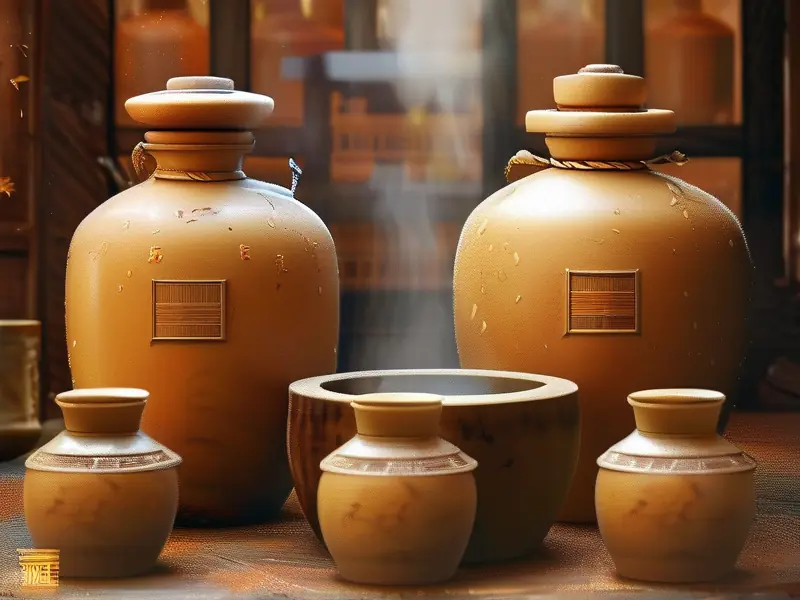 清香型白酒和浓香型白酒的酿造工艺对比图