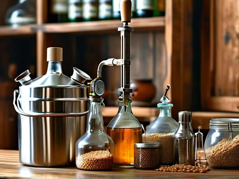 全套家庭酿酒设备展示图