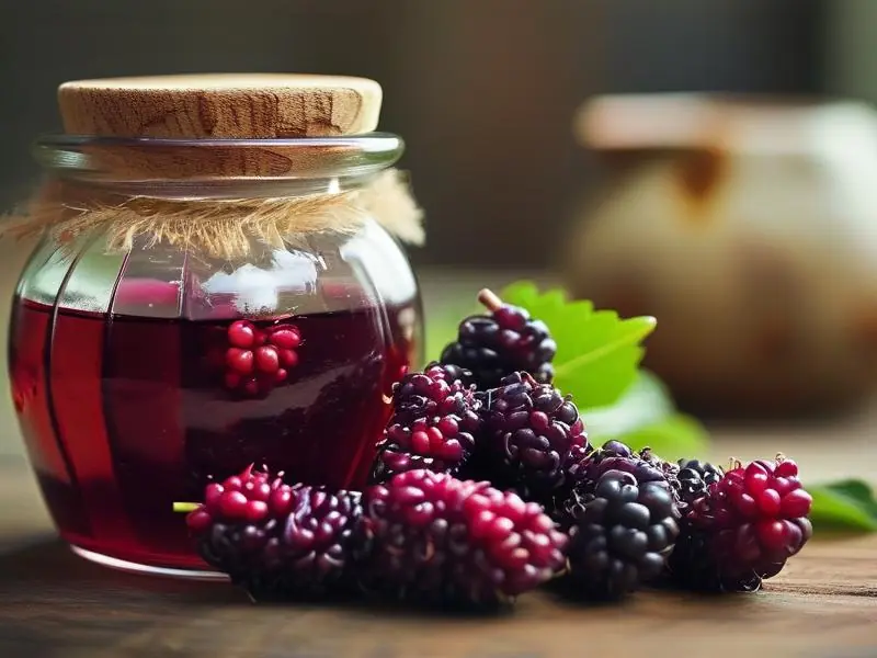 桑葚泡酒制作过程展示