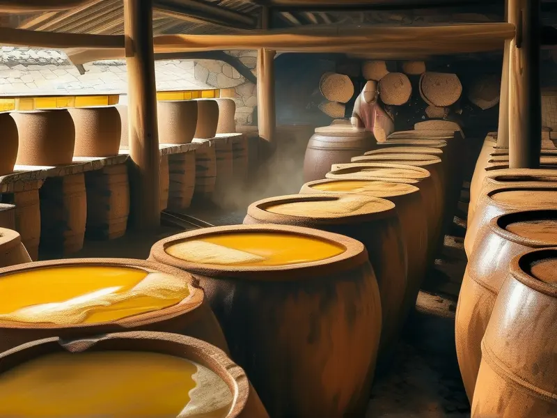 山东传统黄酒酿造过程实拍