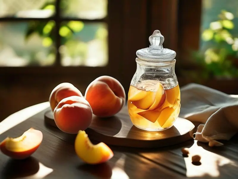 家庭自制桃子酒原料准备过程实拍