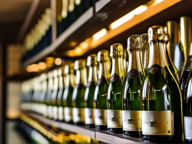 香槟酒传统酿造工艺展示