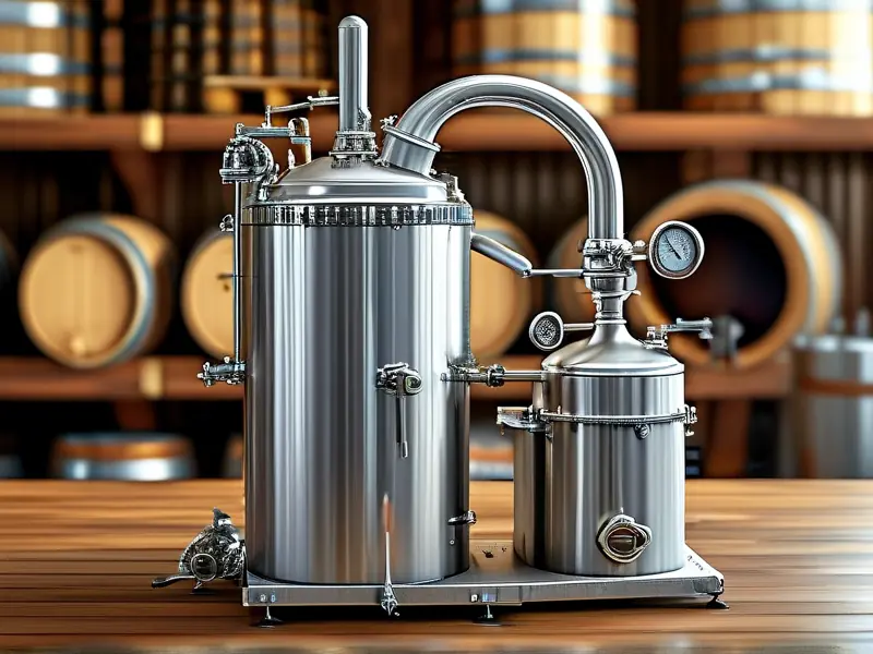 小型酒厂酿酒设备操作场景