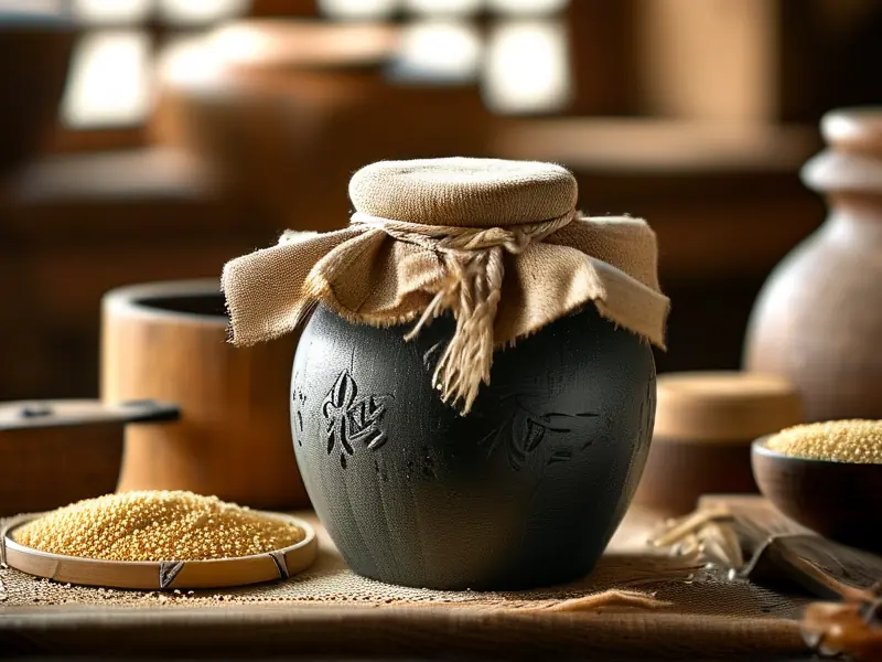 小米白酒发酵过程