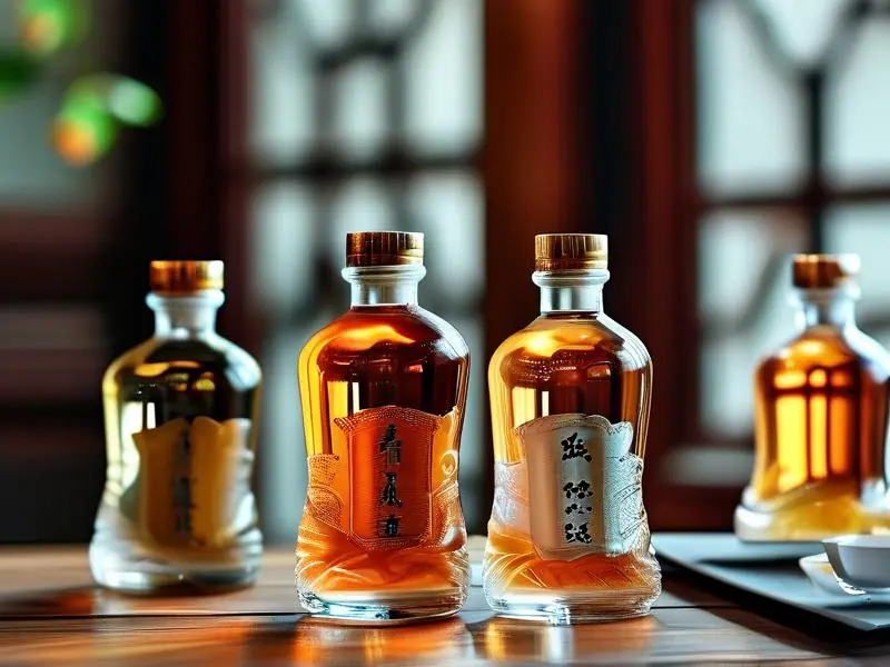 粮食酒和勾兑酒对比图