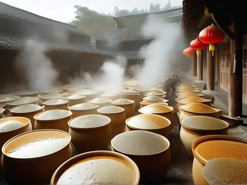 传统酱香白酒酿造过程