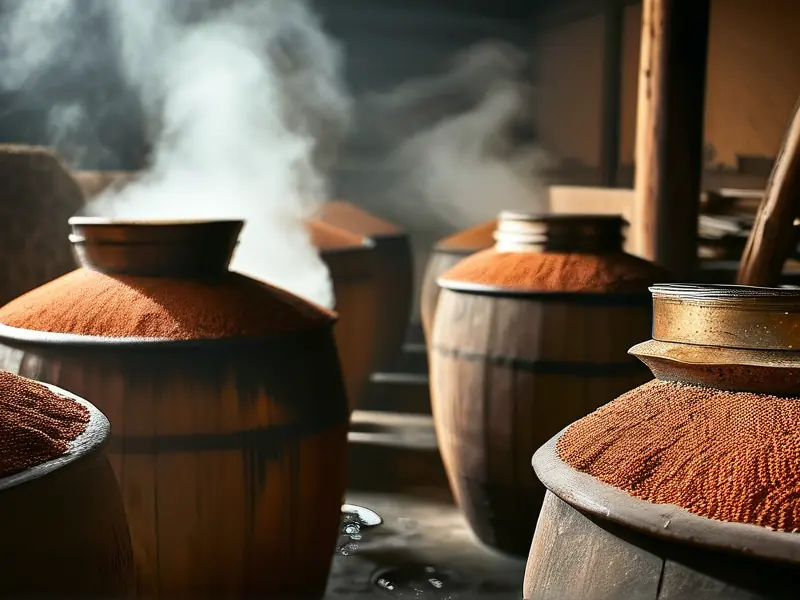 12987酱香酒传统酿造工艺现场