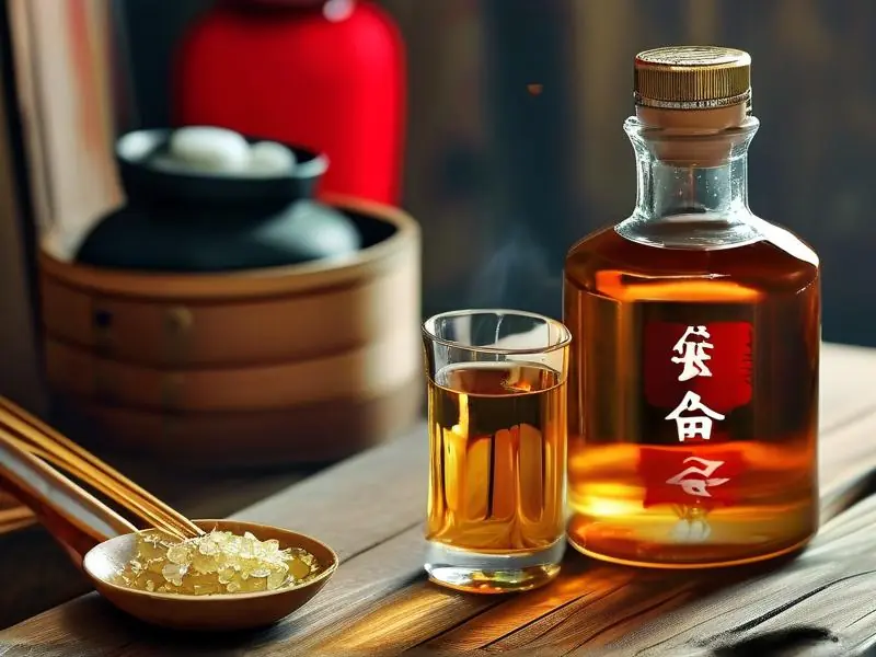 纯粮酒与勾兑酒对比图