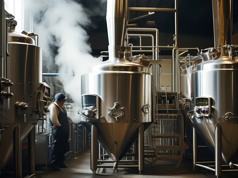 500公斤酿酒设备工作场景