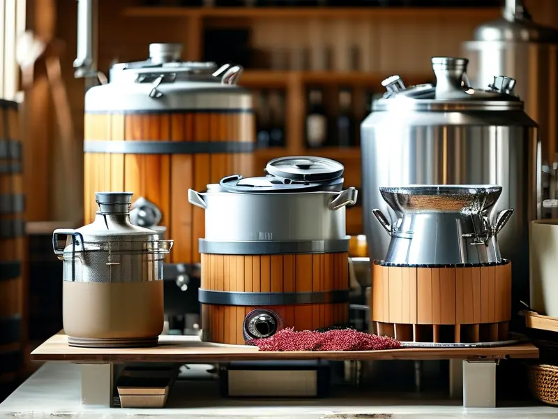 50斤酿酒设备实物展示及工作环境