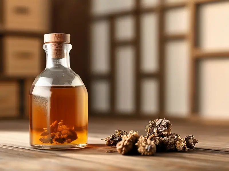 传统巴戟天泡酒成品展示