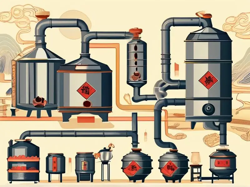 白酒生产工艺分类对比图解
