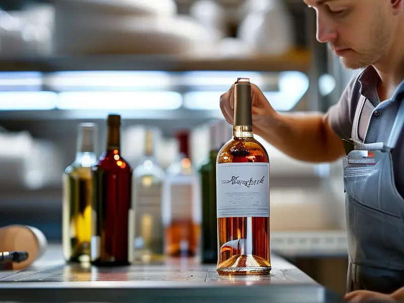 白酒专业包装过程展示