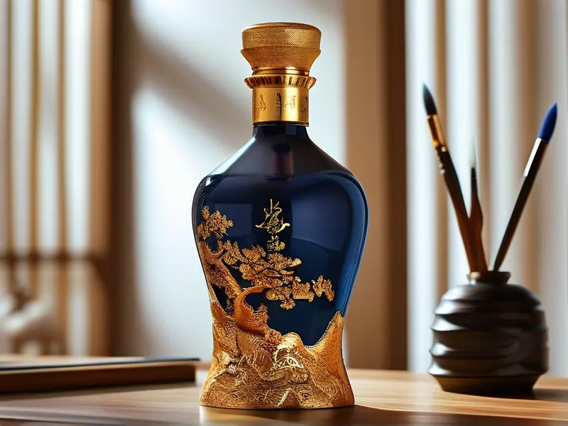 高端白酒陶瓷瓶包装设计展示