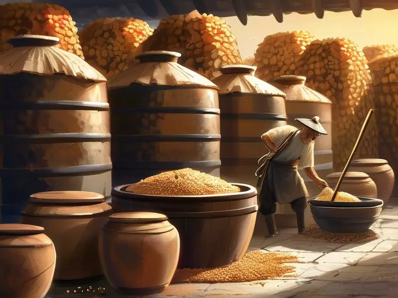 传统白酒酿造工艺实拍：发酵与蒸馏过程展示