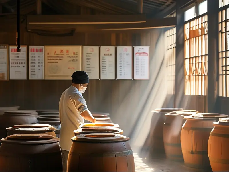 白酒加工车间实景与资质证件展示
