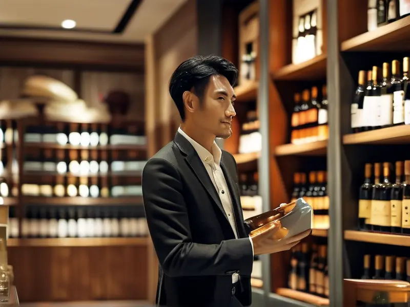 白酒加盟创业洽谈场景