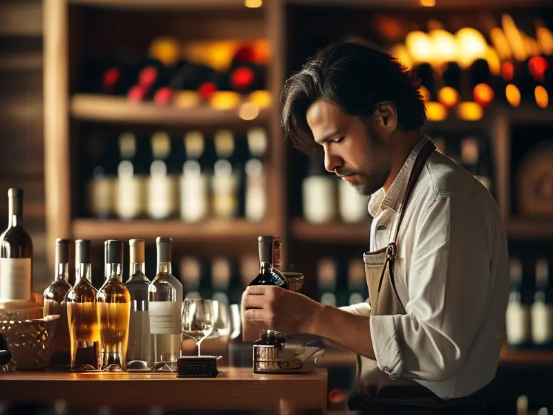 专业酿酒师示范白酒开瓶方法