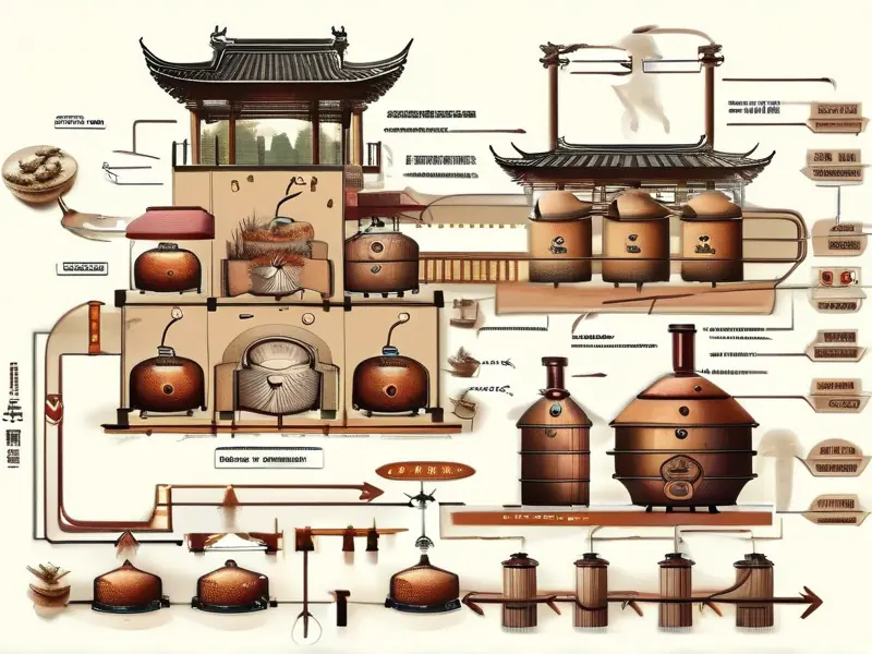 白酒酿造工艺流程图解