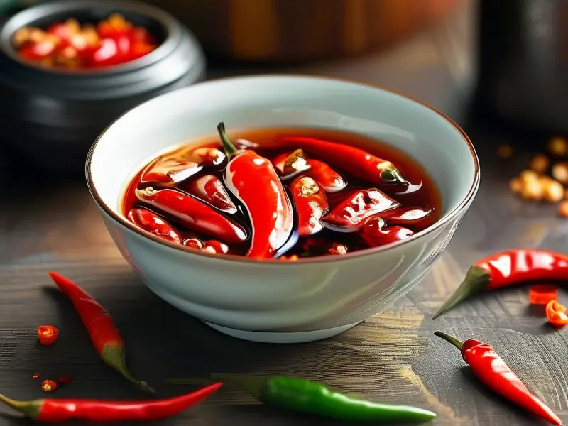 白酒泡辣椒成品展示