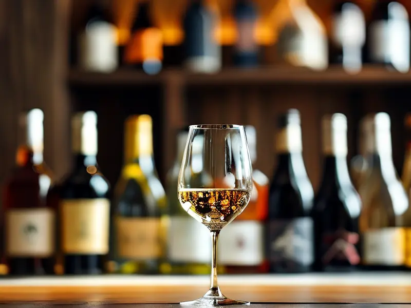 专业品酒师进行白酒观色步骤