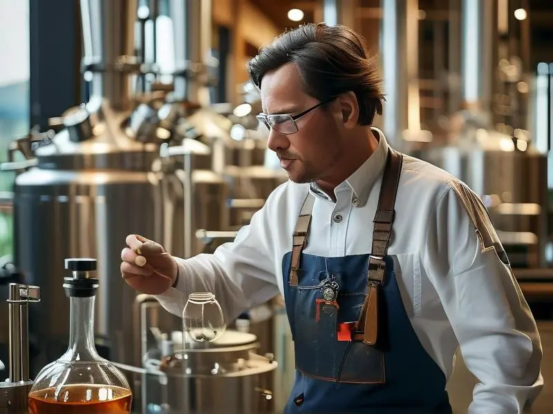 酿酒师检测白酒甲醇含量