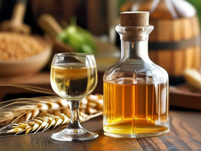 勾兑酒与酿造酒对比图