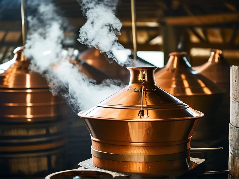传统白酒蒸馏过程