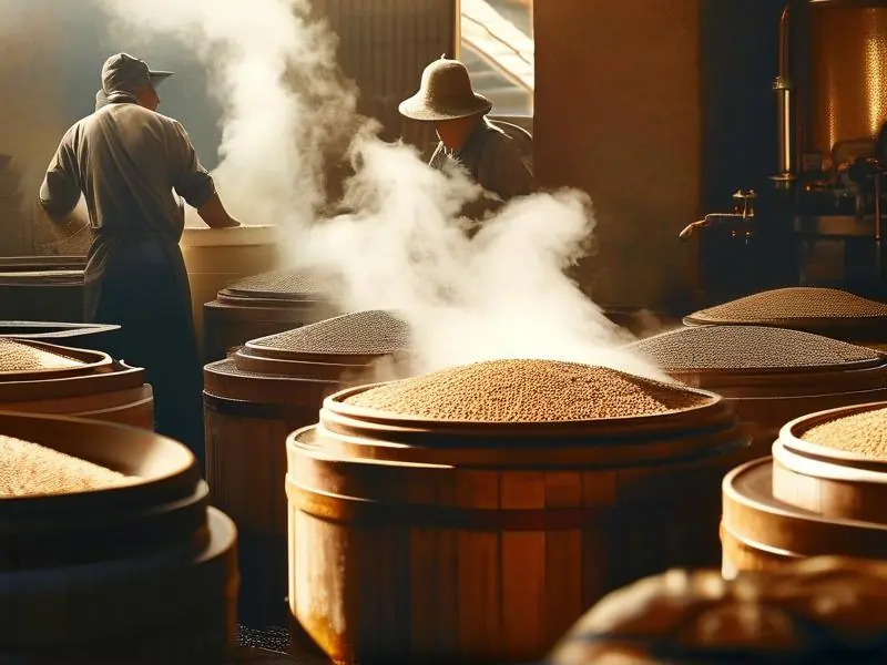 传统白酒酿造工艺现场展示