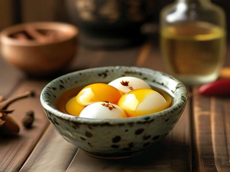 白酒腌蛋成品展示