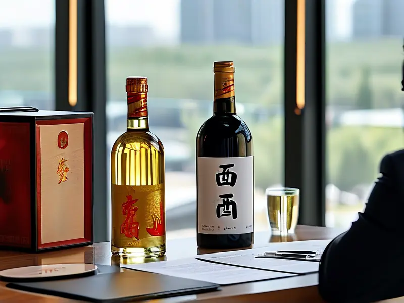 白酒加盟洽谈场景