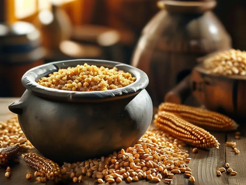 苞谷酒发酵过程