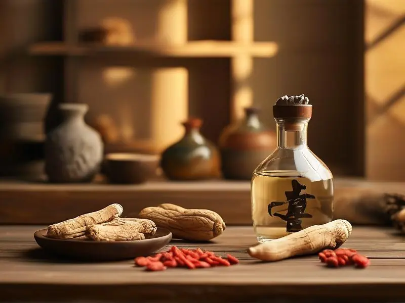 补阳补酒常用中药材展示