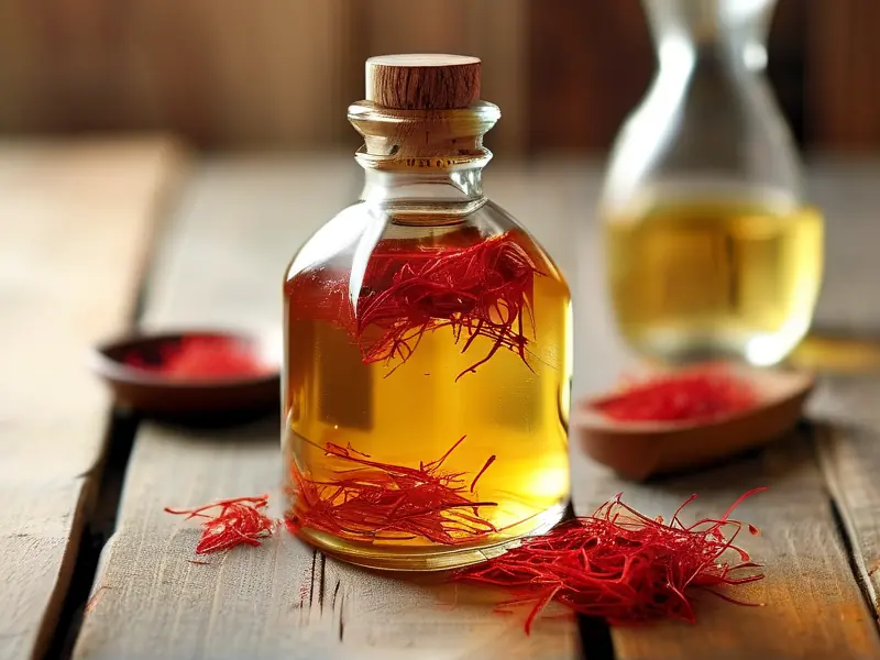 藏红花泡酒成品展示