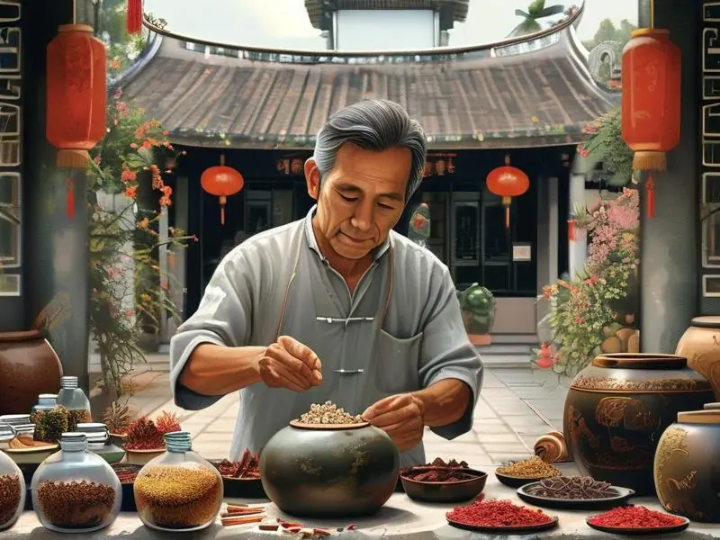 潮州传统酒料制作过程实拍