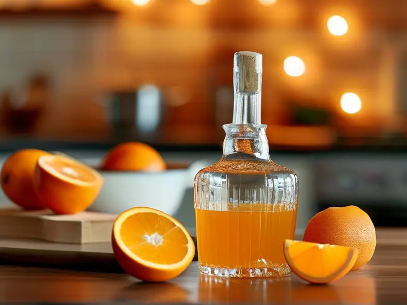 家庭自制橙子酒原料与工具准备