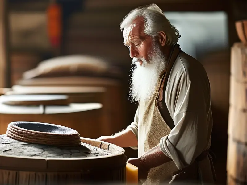 崇明老白酒酿造过程