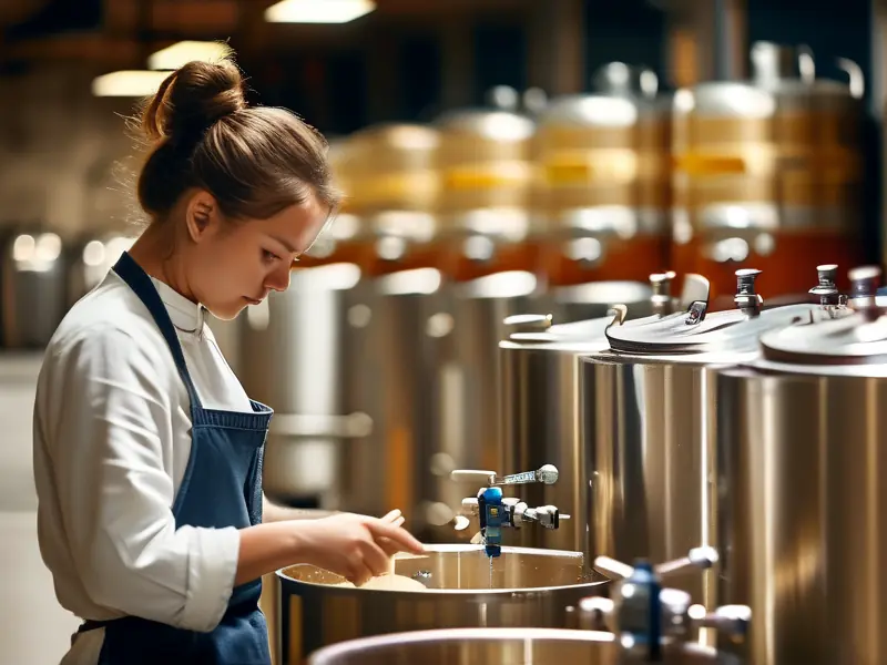 重庆酿酒师培训学校学员实践操作场景