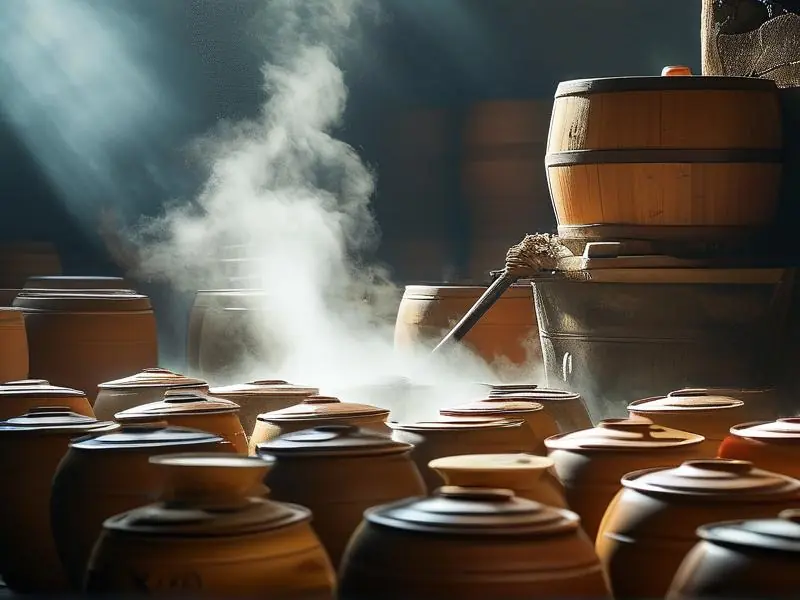 传统白酒酿造工艺实拍-蒸粮翻醅关键步骤