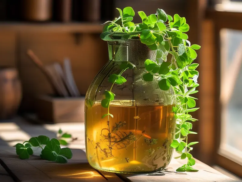 垂盆草泡酒制作过程实拍图