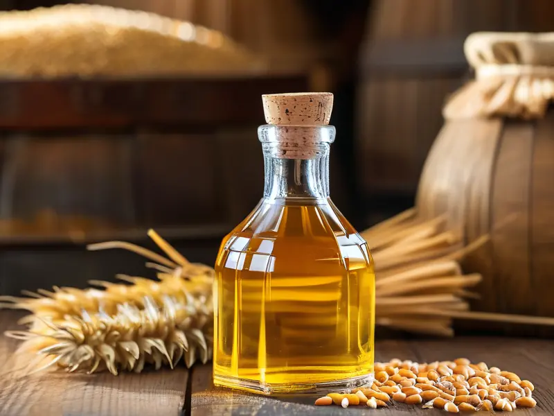 纯粮酿造原浆酒展示及原料