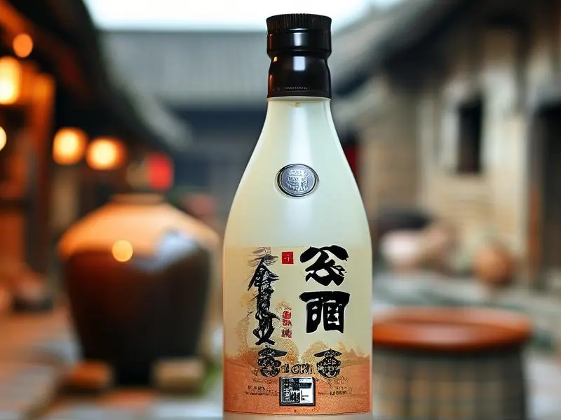 纯粮食酿造白酒标识特写