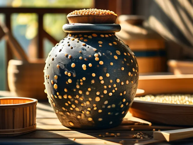 纯粮食酒传统发酵过程实拍图