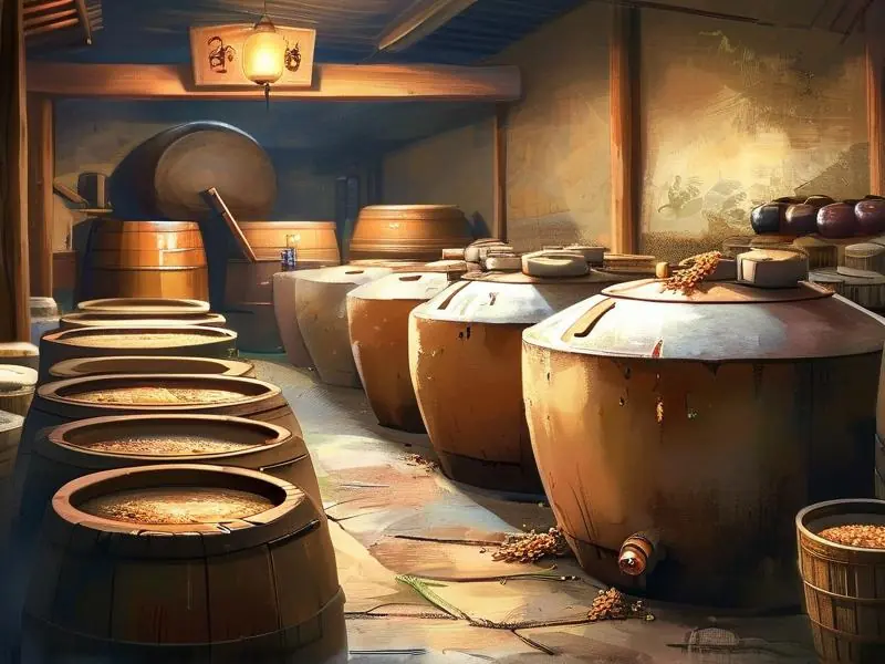 传统醋和黄酒酿造工艺展示